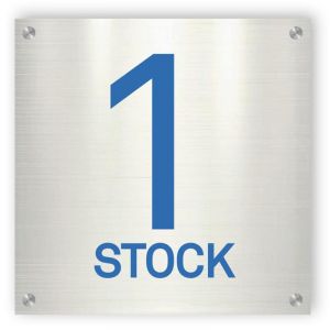 1 Stock - Aluminiumschilder