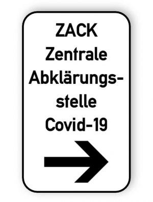 Covid 19 Schild