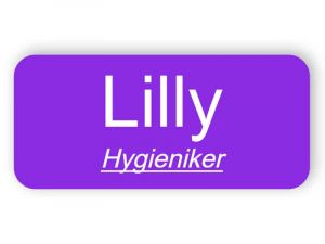 Namensschild für Hygieniker