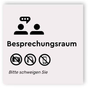 Besprechungsraum Schild