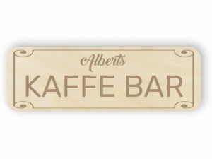 Kaffee-Bar Schild