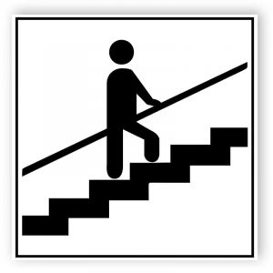 Treppe mit Geländer 1