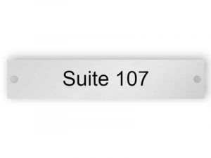 Nummer der Suite - Türschild