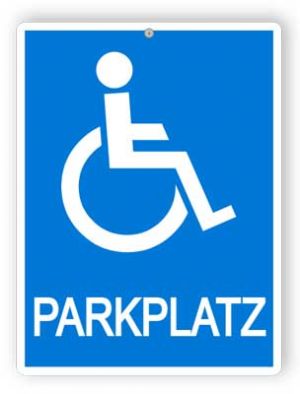 Behindertenparkplatz