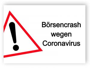 Börsencrash wegen Coronavirus