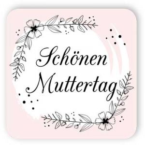 Schönen Muttertag - Aufkleber