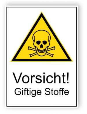 Vorsicht! Giftige Stoffe