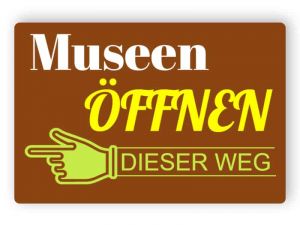 Museen öffnen dieses Wegweiser