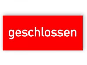 geschlossen