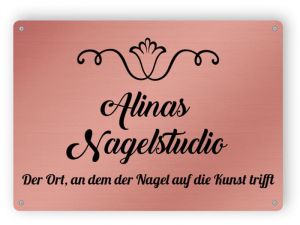 Nagelstudio-Schild