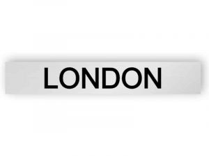 London - Silber Schild