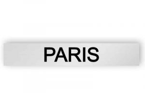 Paris - Silber Schild