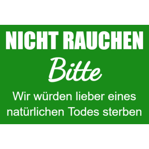 Bitte nicht rauchen 2