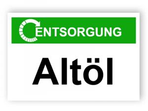 Entsorgung / Altöl