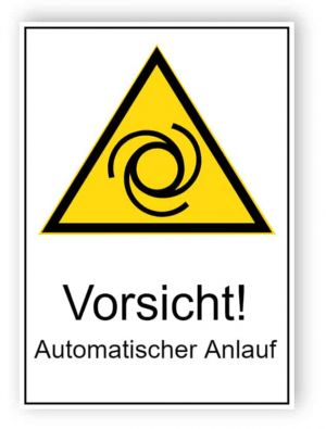 Vorsicht! Automatischer Anlauf