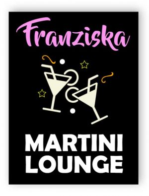 Martini-Lounge-Schild