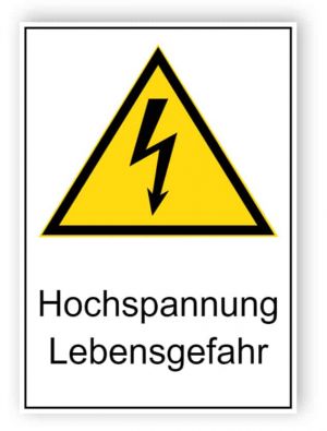 Hochspannung Lebensgefahr 2