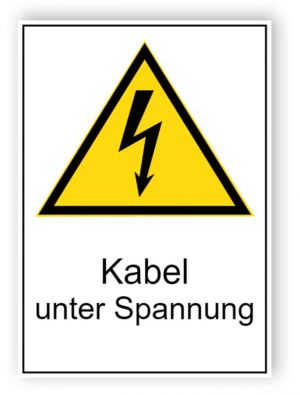 Kabel unter Spannung