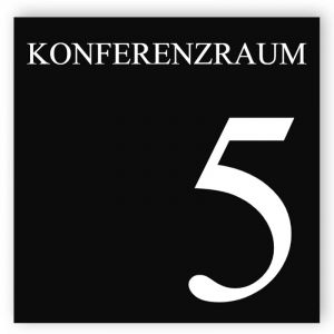 Konferenzraum Schild