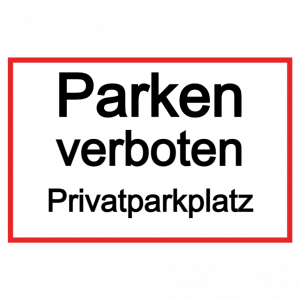 Schild parkplatz, gestalten sie ihre schilder