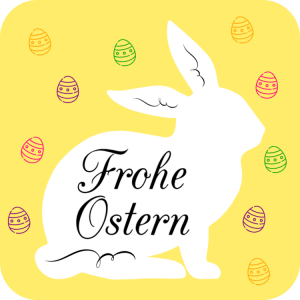 Frohe Ostern - aufkleber 1