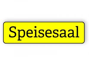 Speisesaal Schild