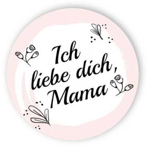 Ich liebe dich, Mama - Aufkleber