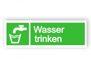 Trinkwasser Schild