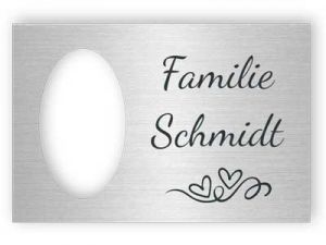 Türschild aus Aluminium