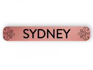 Sydney - Rotgold Schild